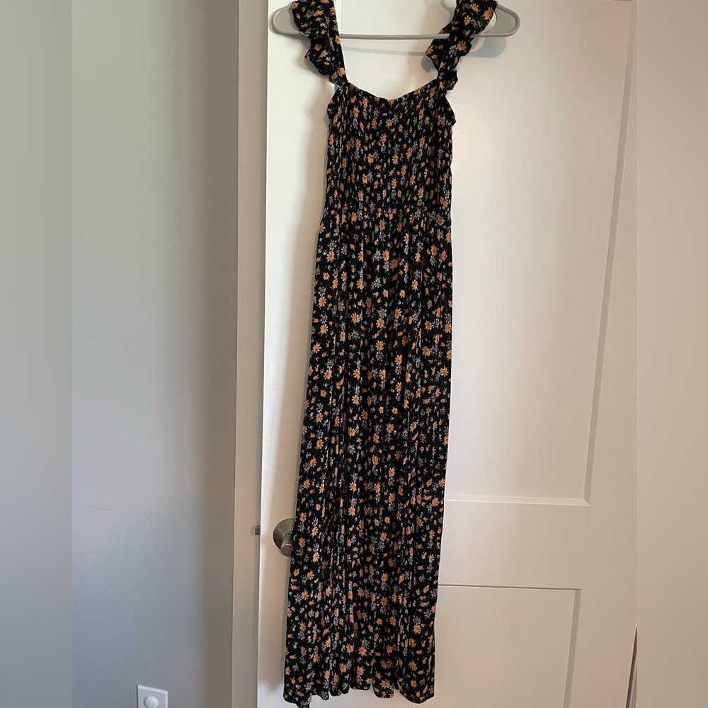 Floral Dress with Slit
